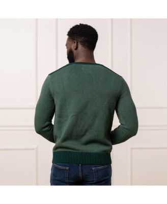 Men's Crew Neck Shoulder Detail Sweater