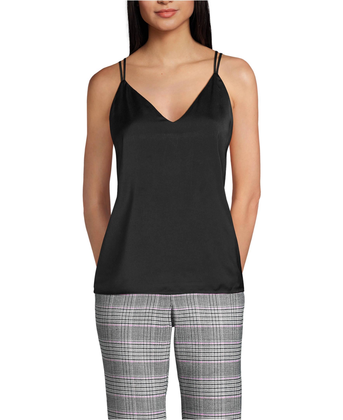 Lands' End Women's Satin Vneck Camisole