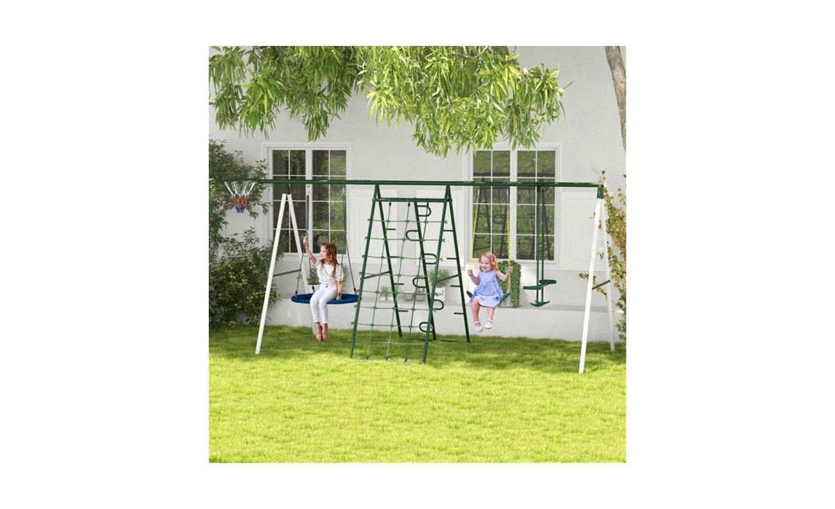 Slickblue Outdoor Swing – Comfortable and Sturdy Seating for Patios, Gardens, or Backyards