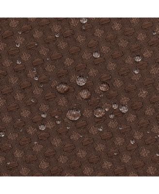 Textured Waffle Weave with Snap In Liner and 12 Hooks, 71"X72"