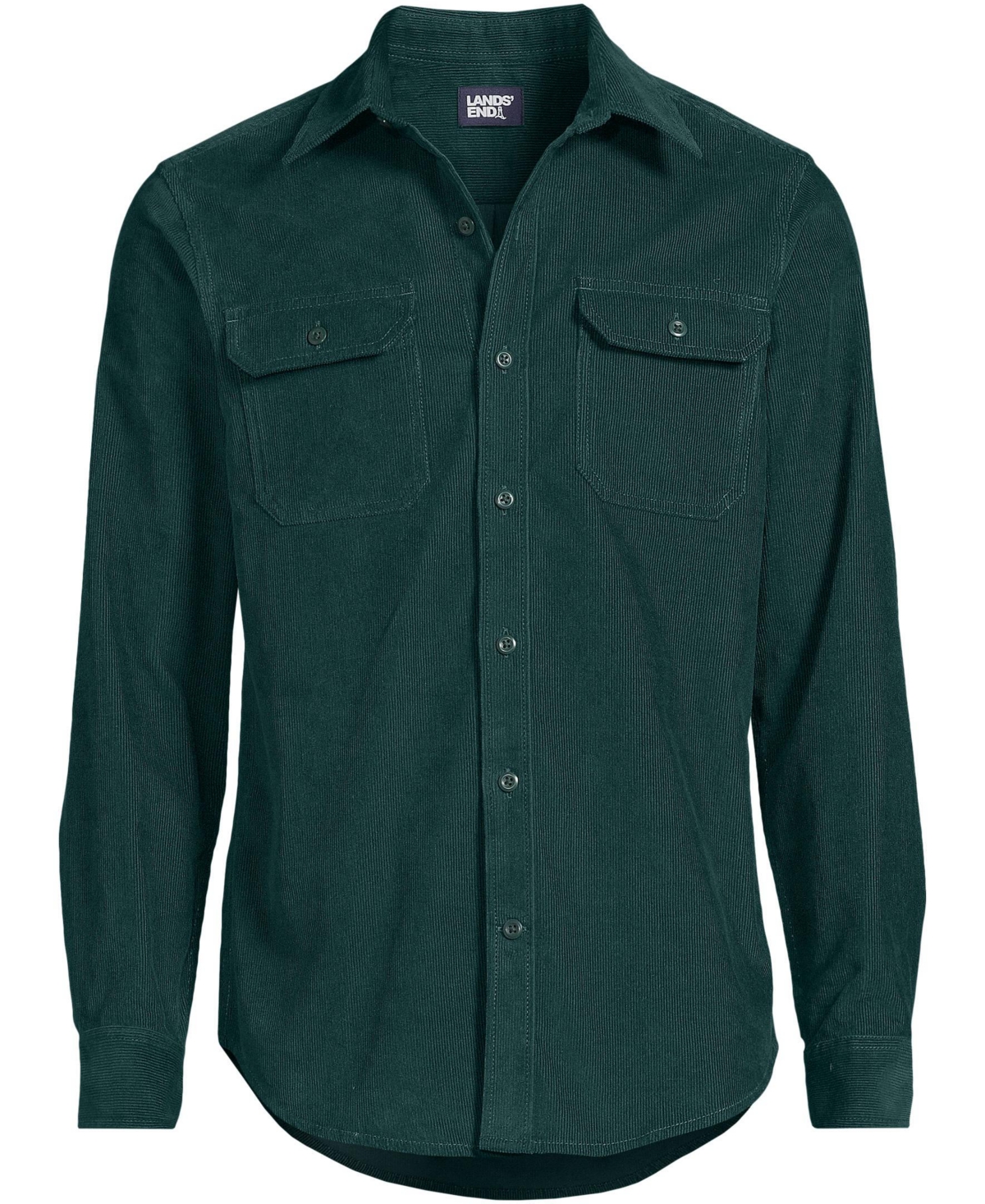 Lands' End Big & Tall Sleeve Corduroy Shirt