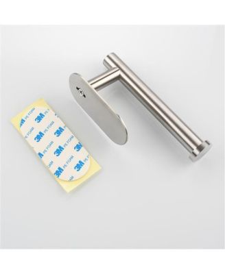 Stainless Steel Toilet Paper Holder Adhensive Tissue Paper Roll Holder for Bathroom