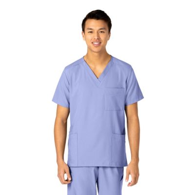 Women's W123 Unisex 4 Pocket Utility Scrub Top