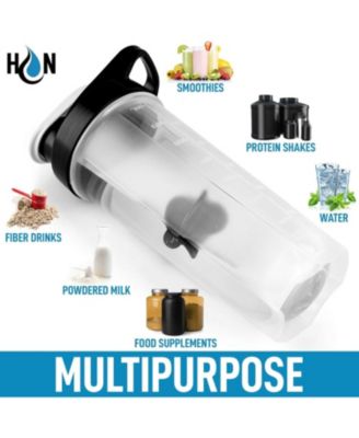 Protein Shaker Bottle 28oz - Shaker Bottles For Protein Mixes With Paddle Shaker Ball