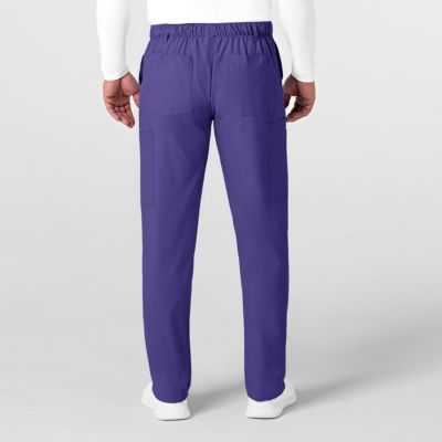 Men's W123 Flat Front Cargo Scrub Pant