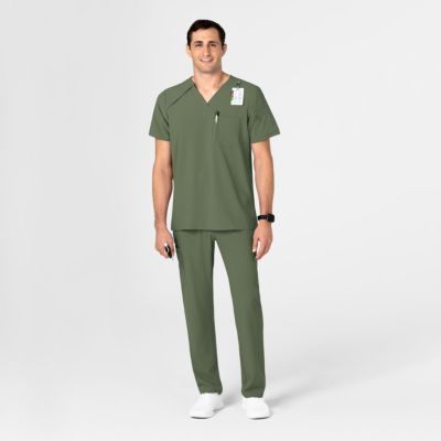 Men's RENEW EZ Zip Scrub Top