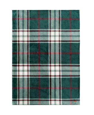 Plaid Plush Throw, 50" x 70"