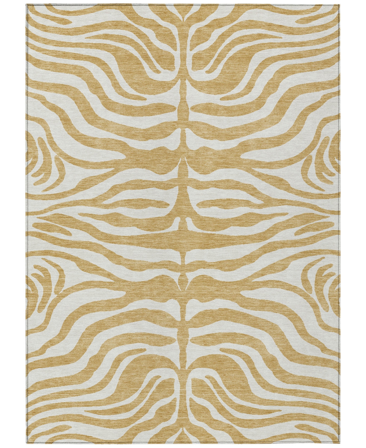 Addison Chantille Machine Washable Acn1042 2'6"x3'10" Area Rug In Gold