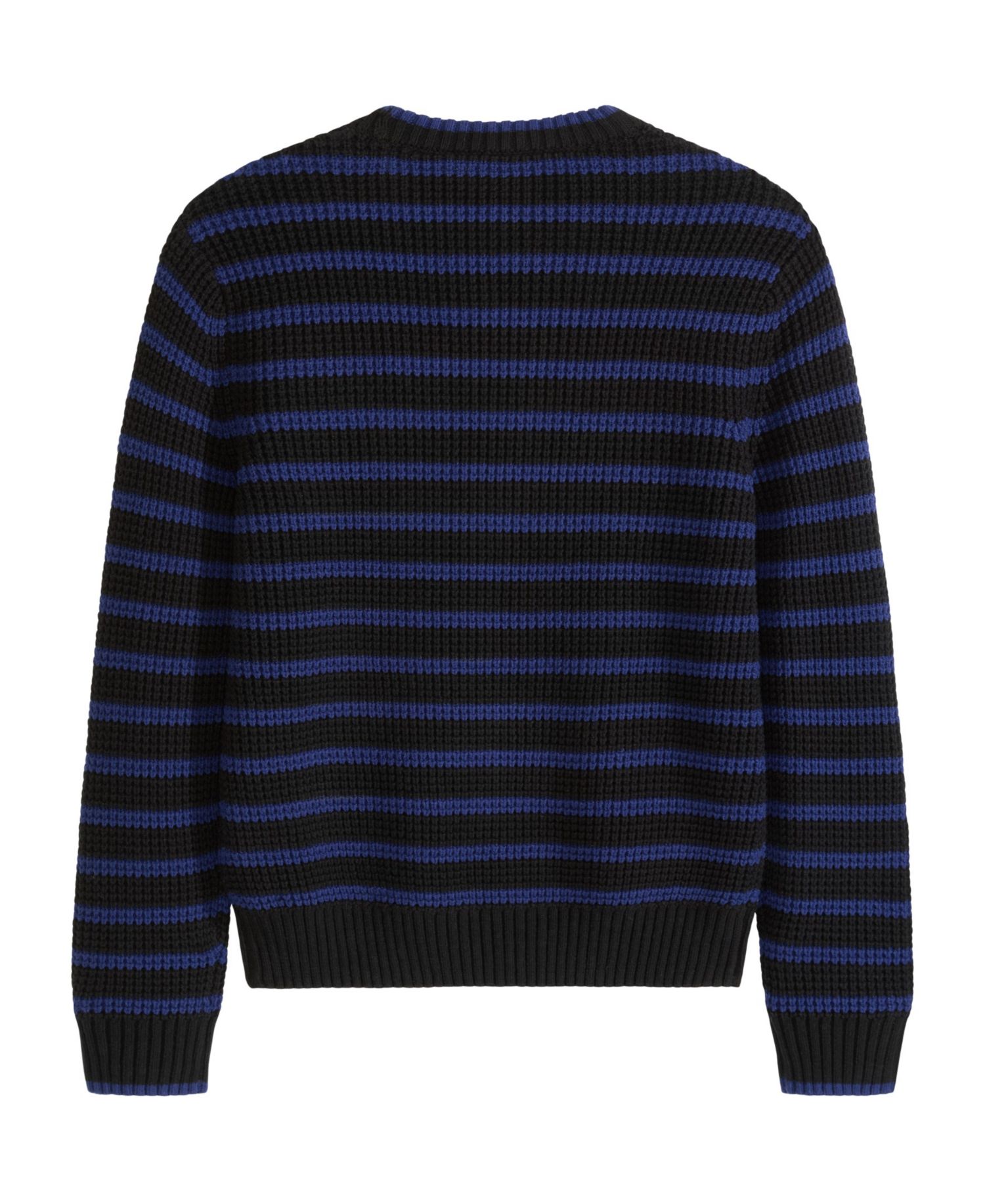 Big Boys Yarn Dye Stripe Crew Neck Sweater
