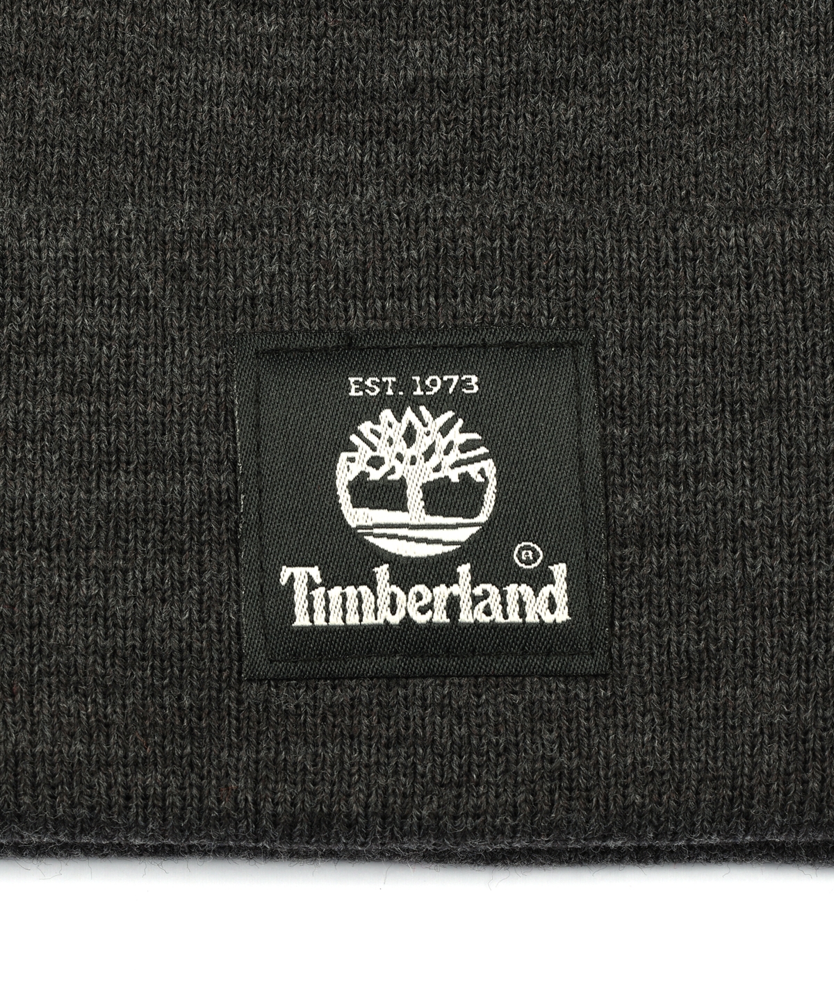 Timberland Men's Contrast Tree Beanie In Black