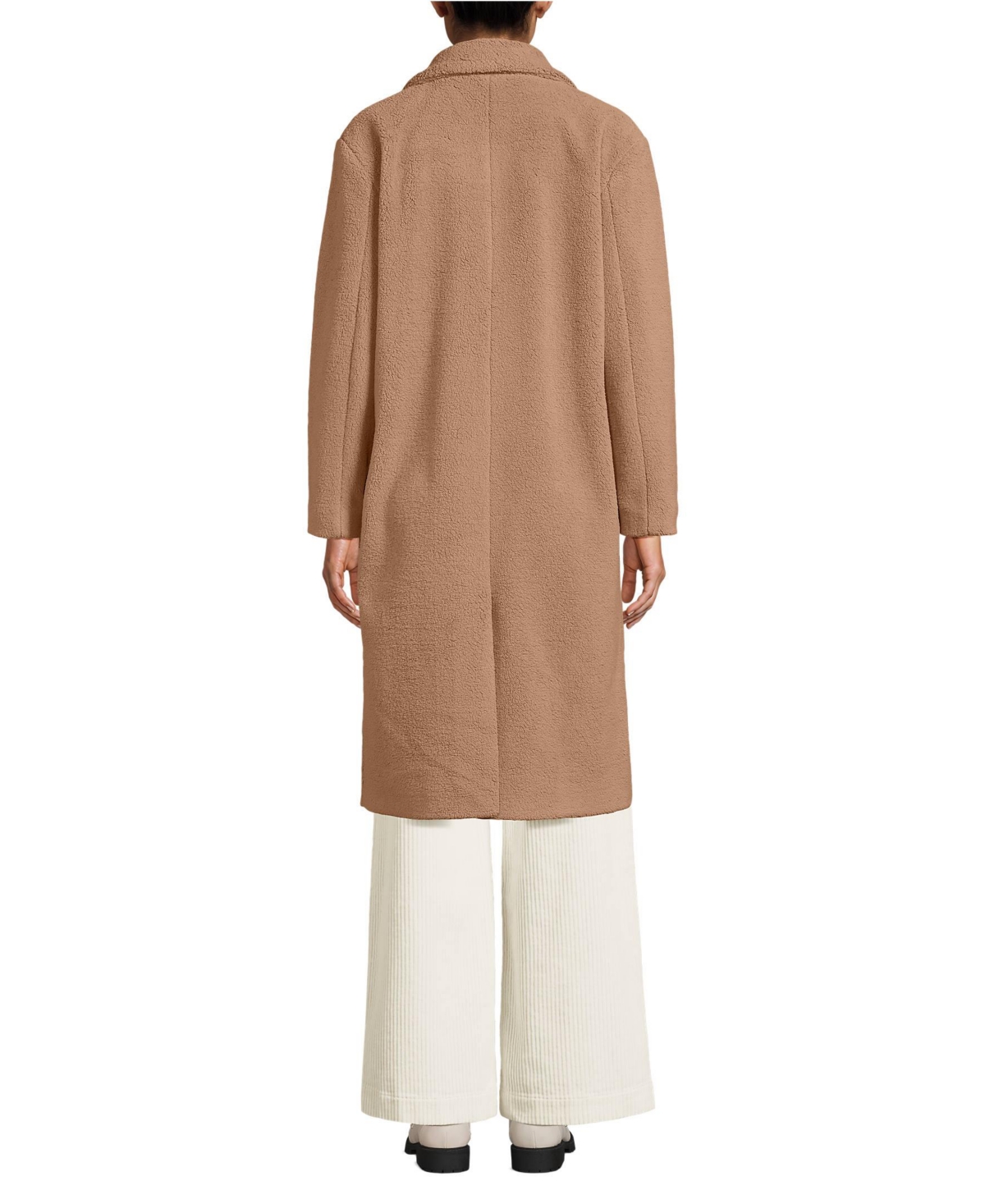 Lands' End Women's Teddy Collared Coat