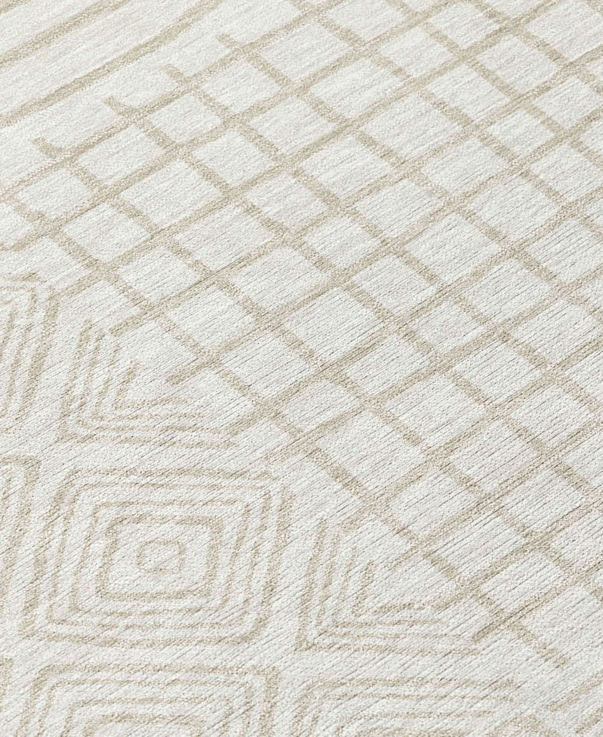 Addison Chantille Machine Washable Acn1044 5'x7'6" Area Rug In Ivory