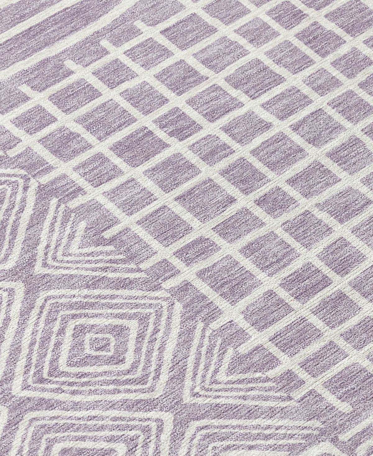 Addison Chantille Machine Washable Acn1044 3'x5' Area Rug In Lavender