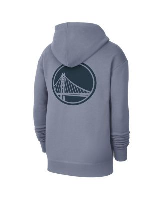 Men's Gray Golden State Warriors Courtside Statement Edition Pullover Hoodie