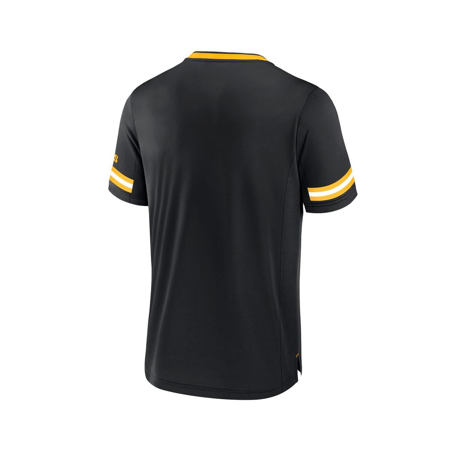 Men's Black Pittsburgh Steelers Stripe Stacking T-shirt