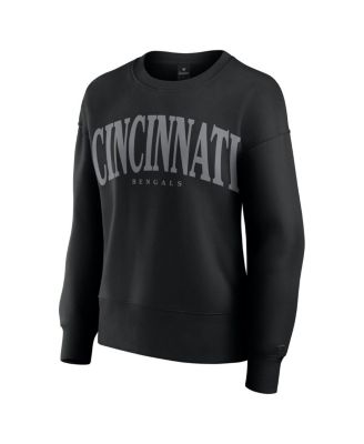 Women's Black Cincinnati Bengals Signature Elements Pullover Sweatshirt