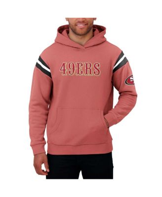 Men's Scarlet San Francisco 49ers Football Pullover Hoodie