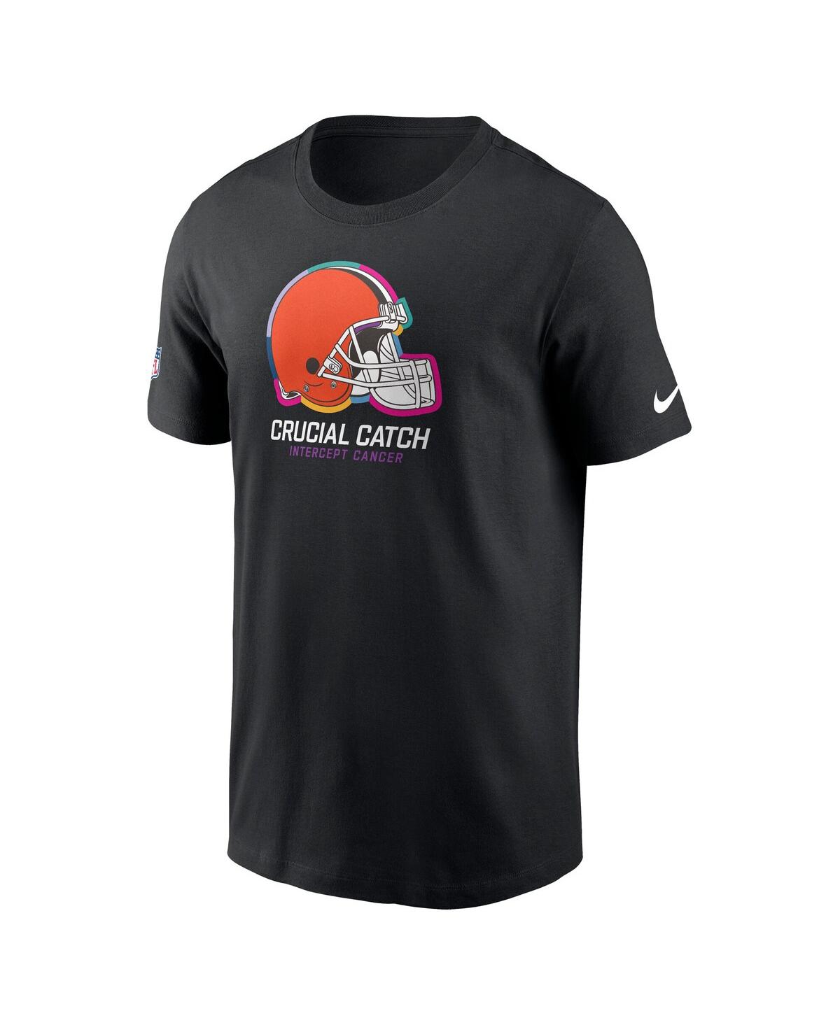 Nike Men'sCleveland Browns 2024 Nfl Crucial Catch Club T-shirt - Black