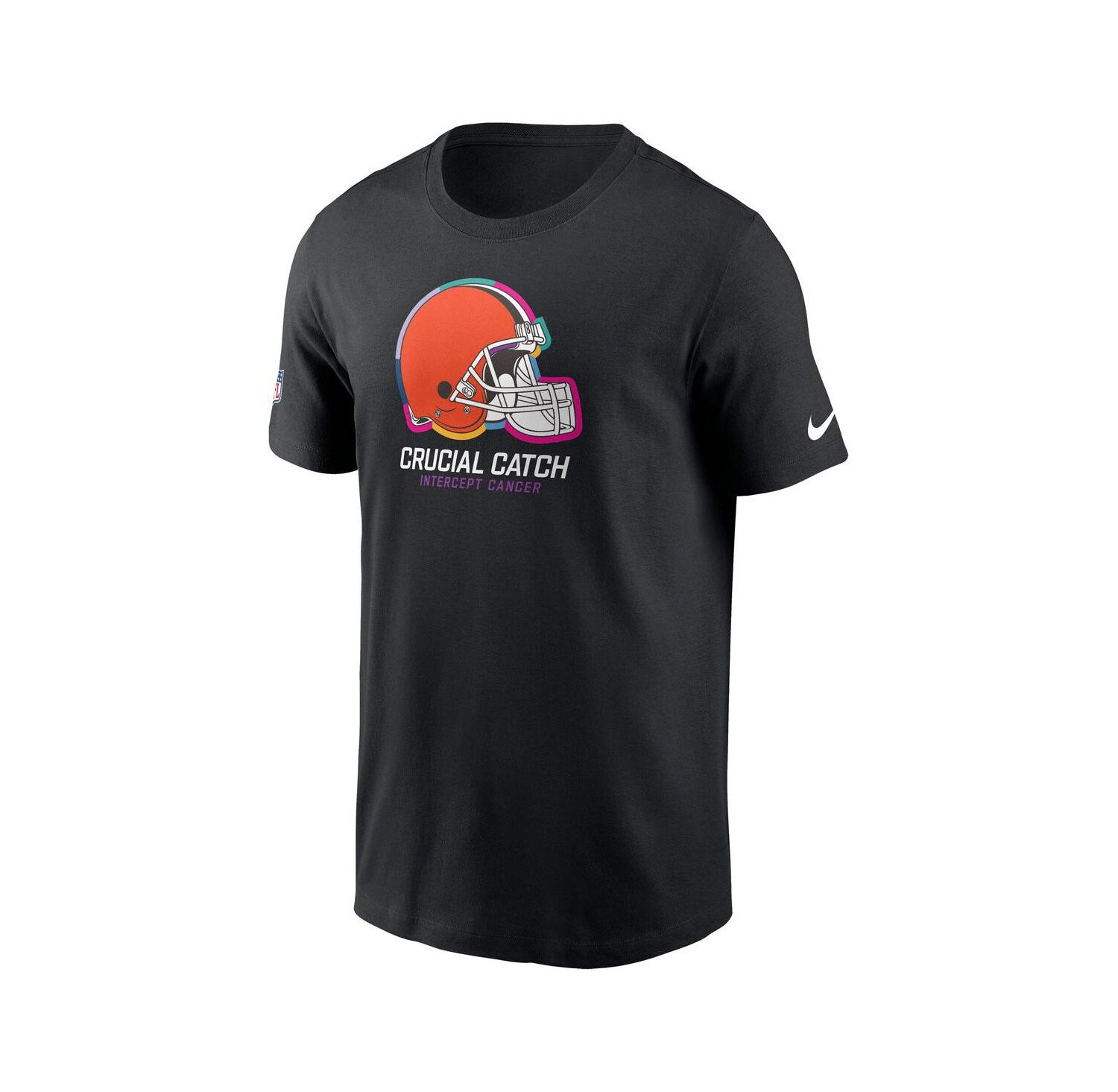 Men's Black Cleveland Browns 2024 NFL Crucial Catch Club T-shirt