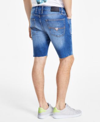 Men's Logan Slim-Fit Faded Denim Shorts