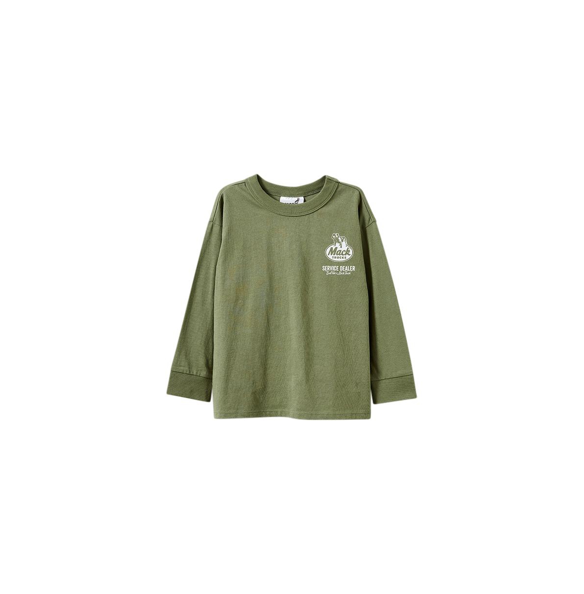 Cotton On Boys License Long Sleeve Tee -/mack trucks