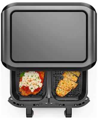 6-Qt. Digital Dual-Cooking Double-Basket Air Fryer 