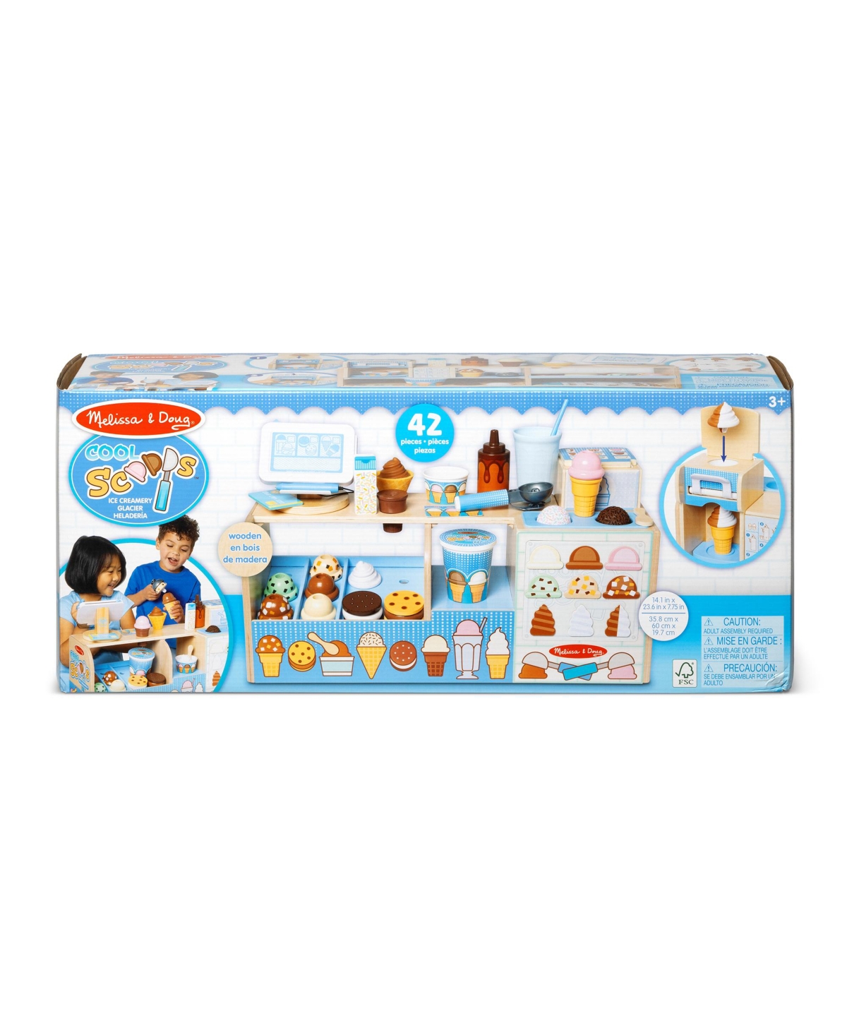 MELISSA & DOUG MELISSA & DOUGCOOL SCOOPS ICE CREAMERY 