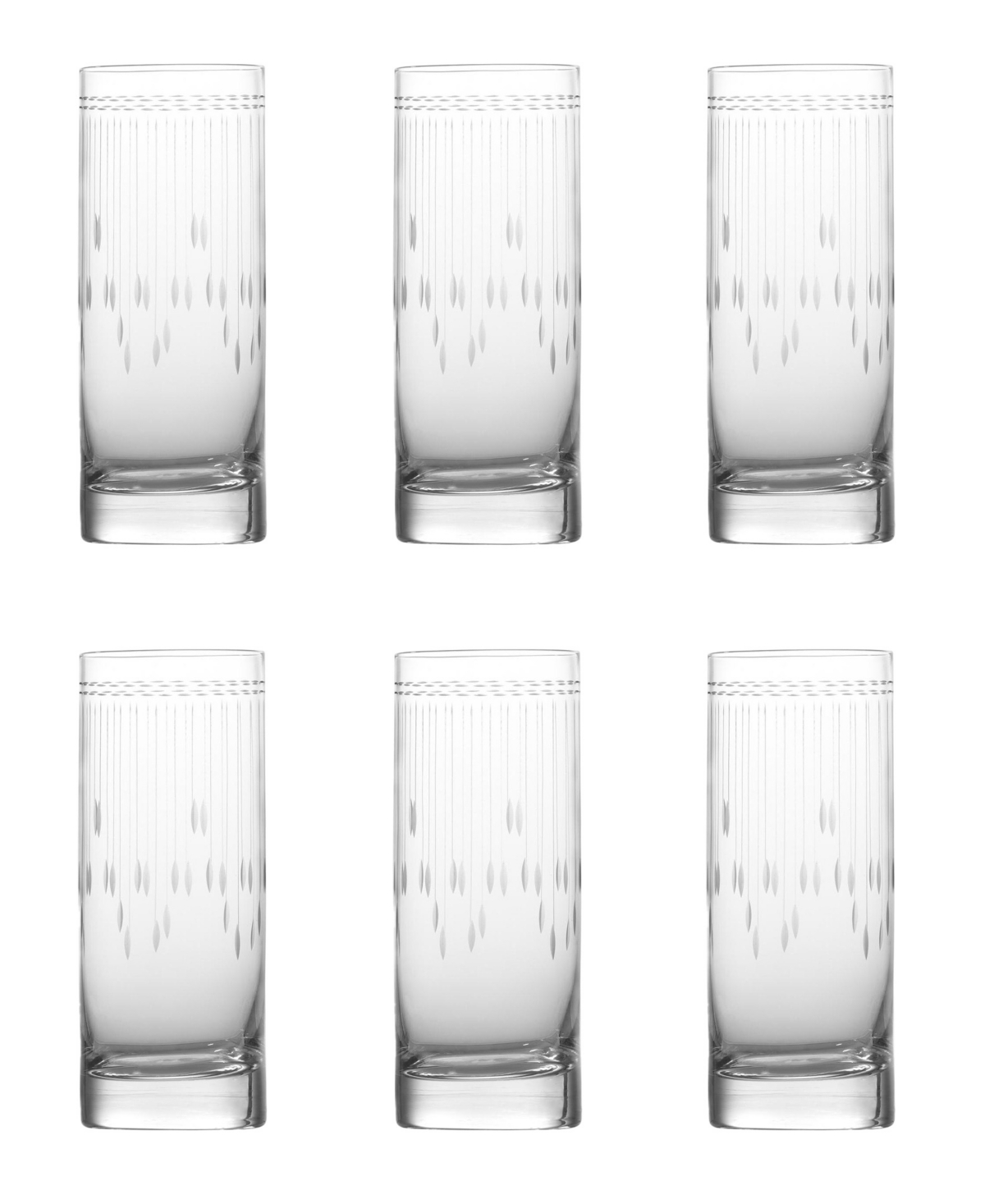 Zwiesel Glas Vanity Collins Glasses, Set Of 6 In Clear