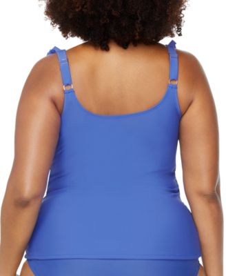 Trendy Plus Andressa Ruffle-Trim Tankini