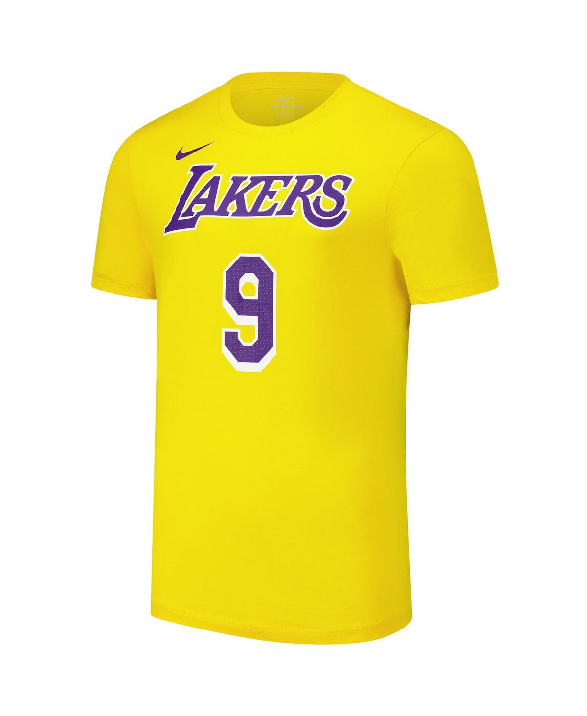 Nike Men's and Women's Bronny JamesLos Angeles Lakers Name Number T-Shirt - Gold