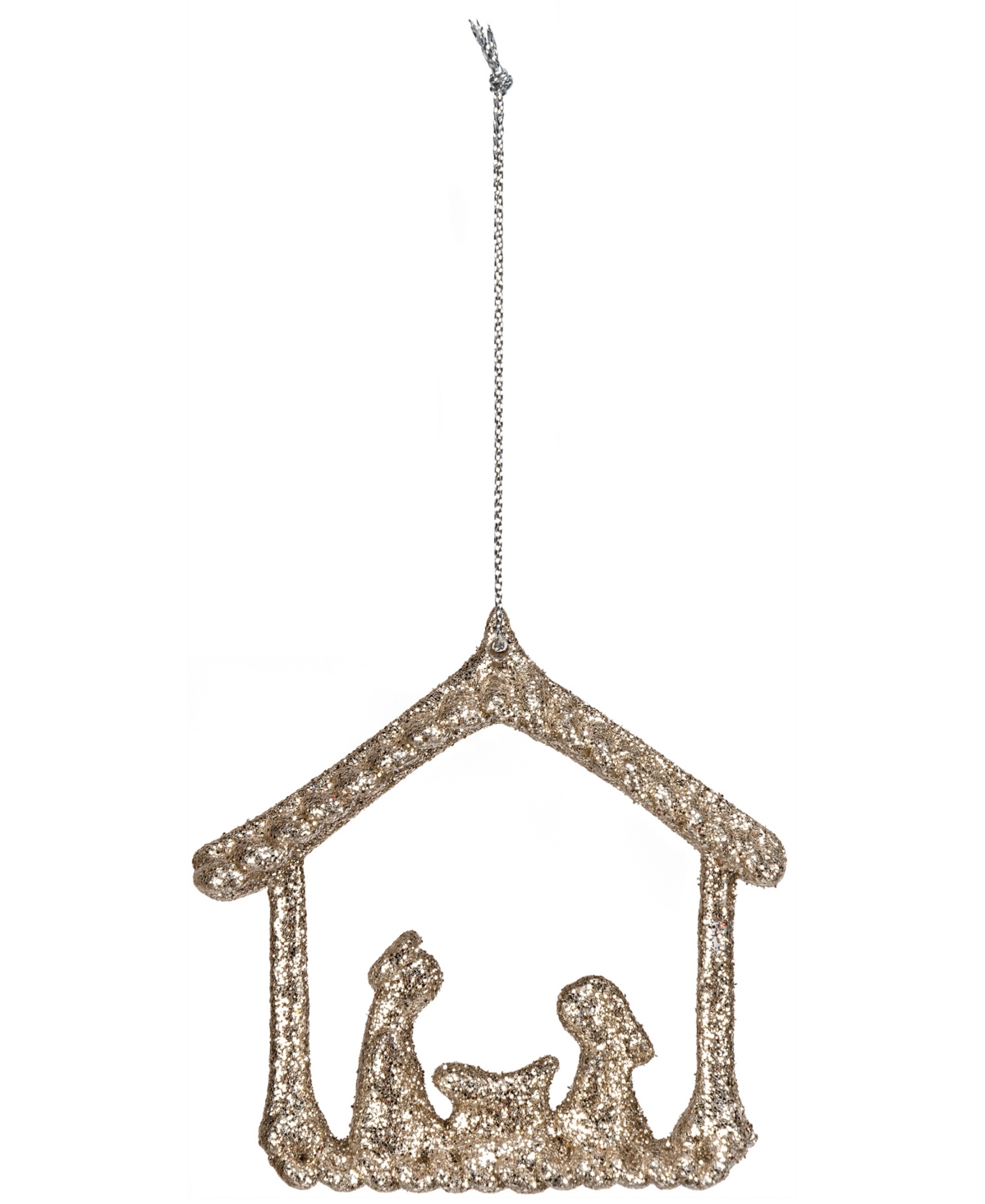 Primitives By Kathy Nativity Ornament Set In Silver