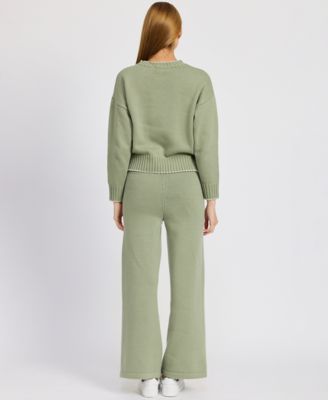 En Saison Women's Rochelle Scalloped Knit Sweater