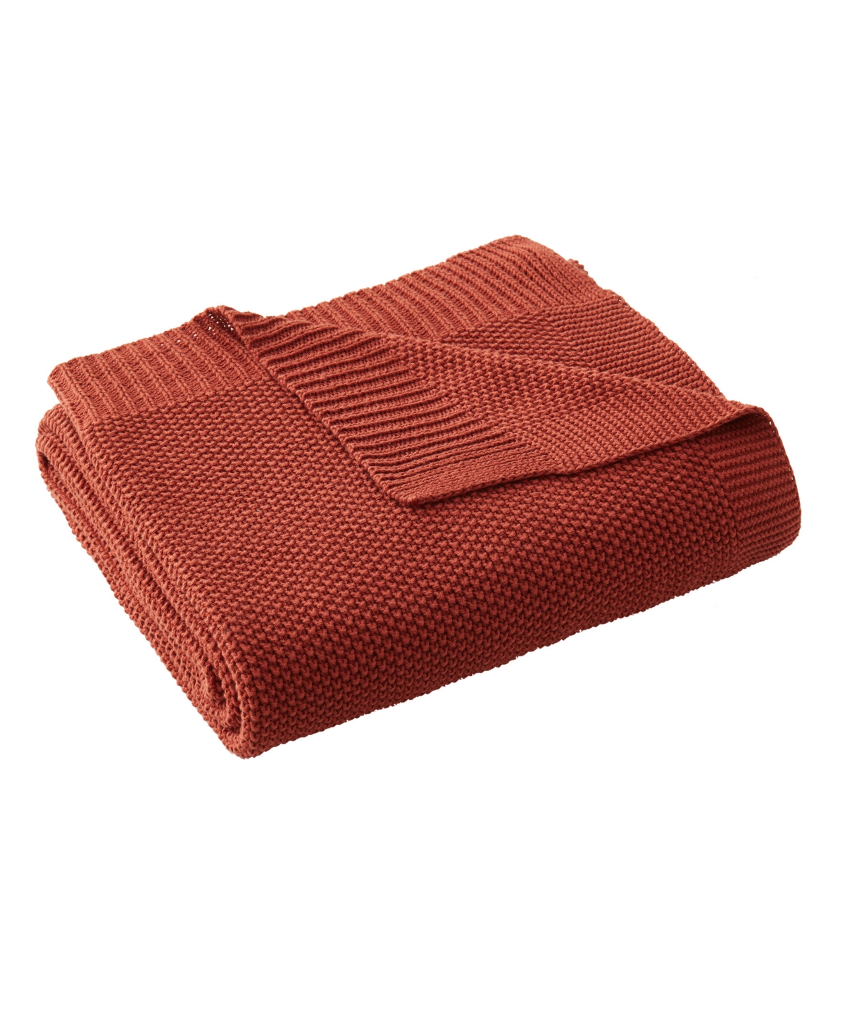 Vcny Home Charlie Chunky Sweater Knit Solid Cotton Throw, 50