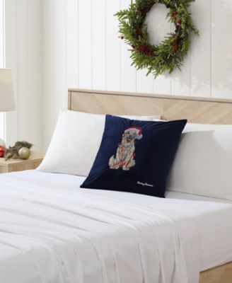 Holiday Retriever Felt Decorative Pillow, 20" x 20"