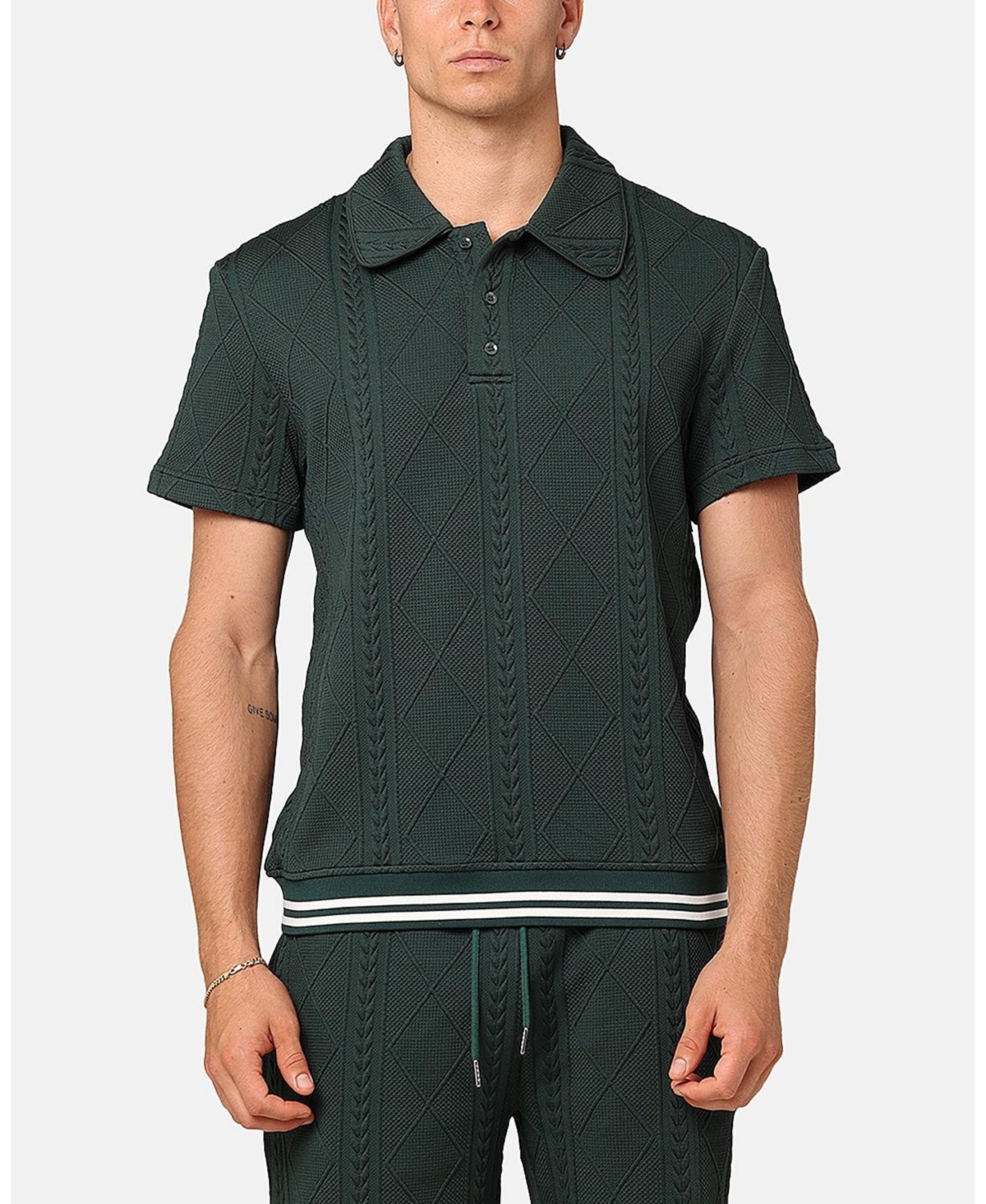 Men's Danny Knit Polo Shirt - Black