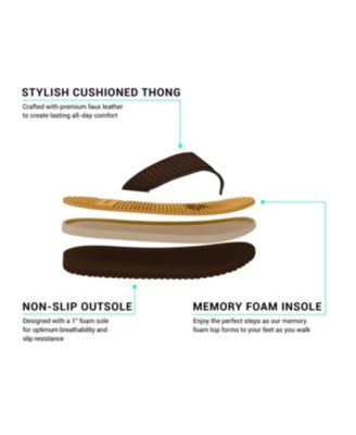 Men's Comfortable Memory Foam Flip Flops