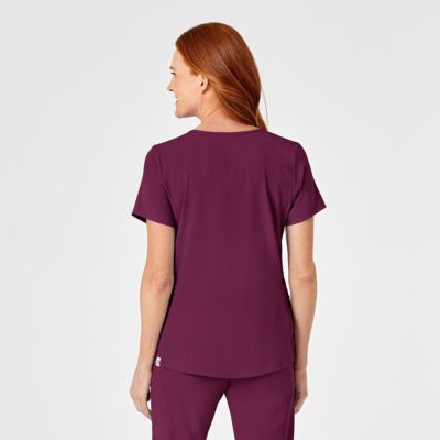 RENEW Women's Mock Wrap Scrub Top
