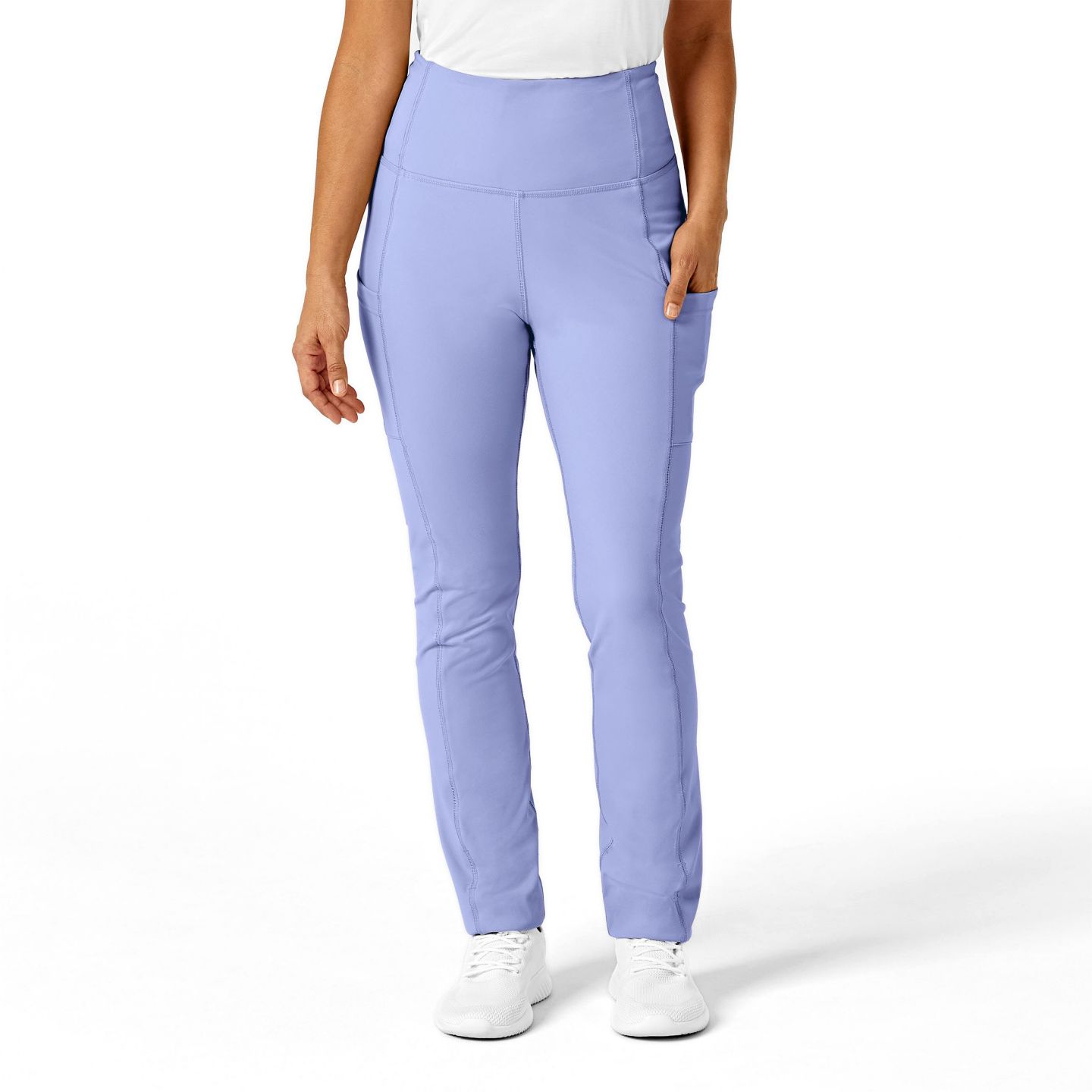 Женские брюки Wink Renew Straight Leg Yoga Scrub Pant Regular, цвет: Синий — фото 1
