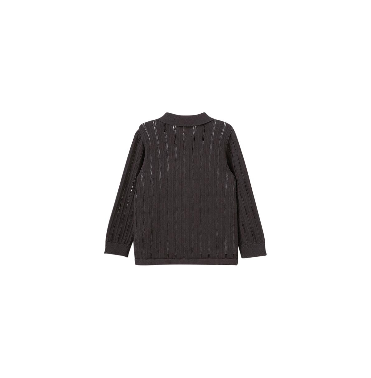 Cotton On Toddler Boy's Cabana Knitted Long Sleeve Shirt -pointelle