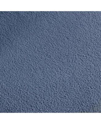 Modern haze blue dining chair(set of 2 ) with iron tube wood color legs, shorthair cushions and comfortable backrest, suitable for dining room, living room, cafe, simple structure.