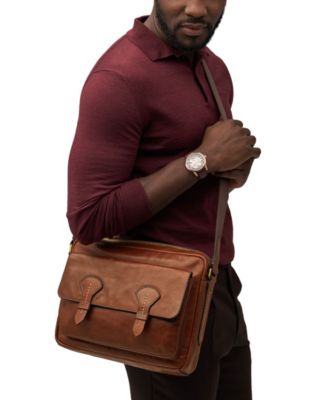 Men's Bennett Leather Courier Bag