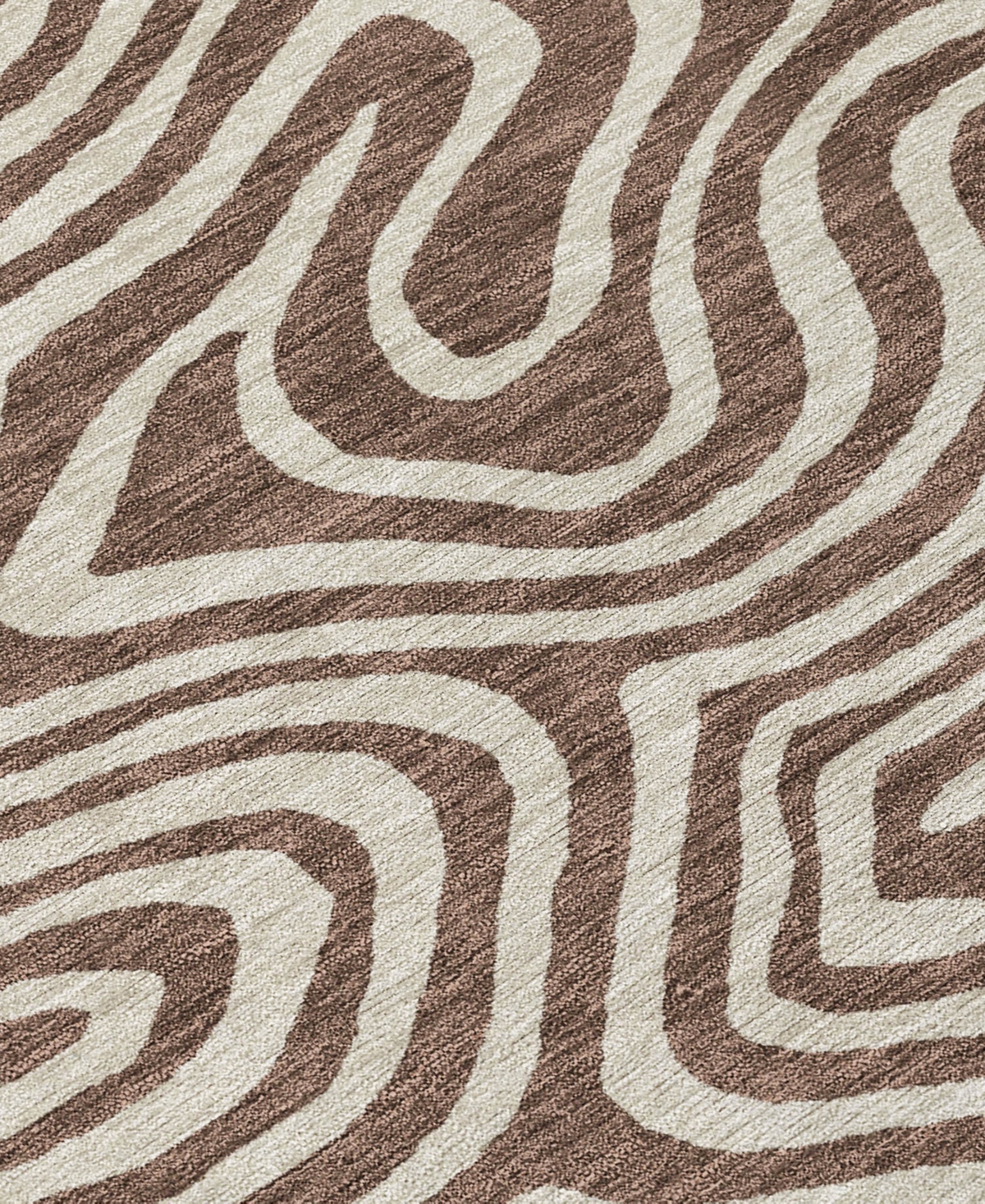 Addison Chantille Machine Washable Acn1020 8'x10' Area Rug In Brown