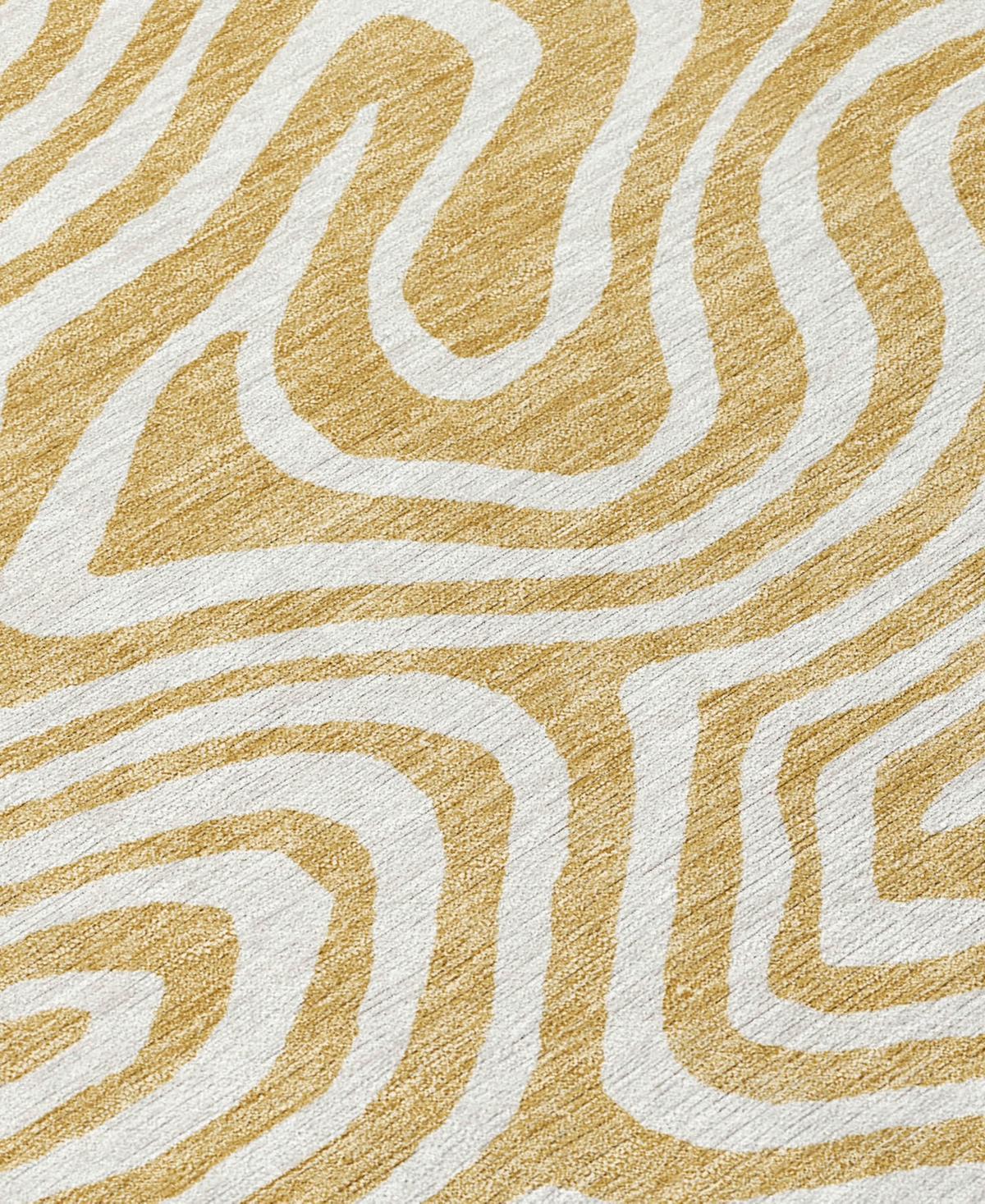 Addison Chantille Machine Washable Acn1020 8'x10' Area Rug In Gold