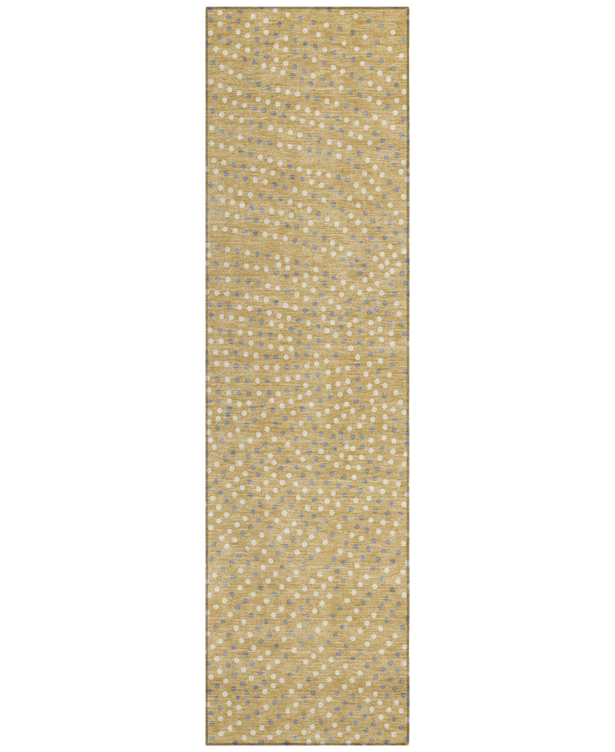 Addison Chantille Machine Washable Acn1021 2'3''x7'6'' Runner Area Rug In Gold
