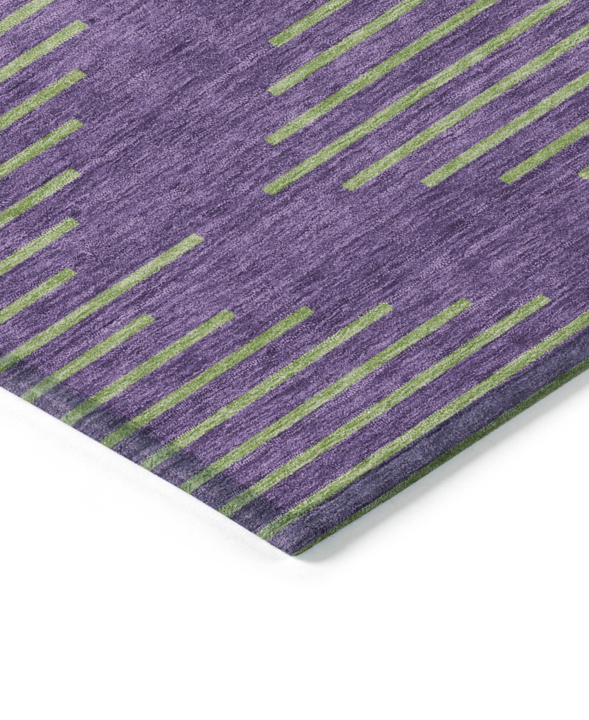 Addison Chantille Machine Washable Acn1017 2'3''x7'6'' Runner Area Rug In Purple
