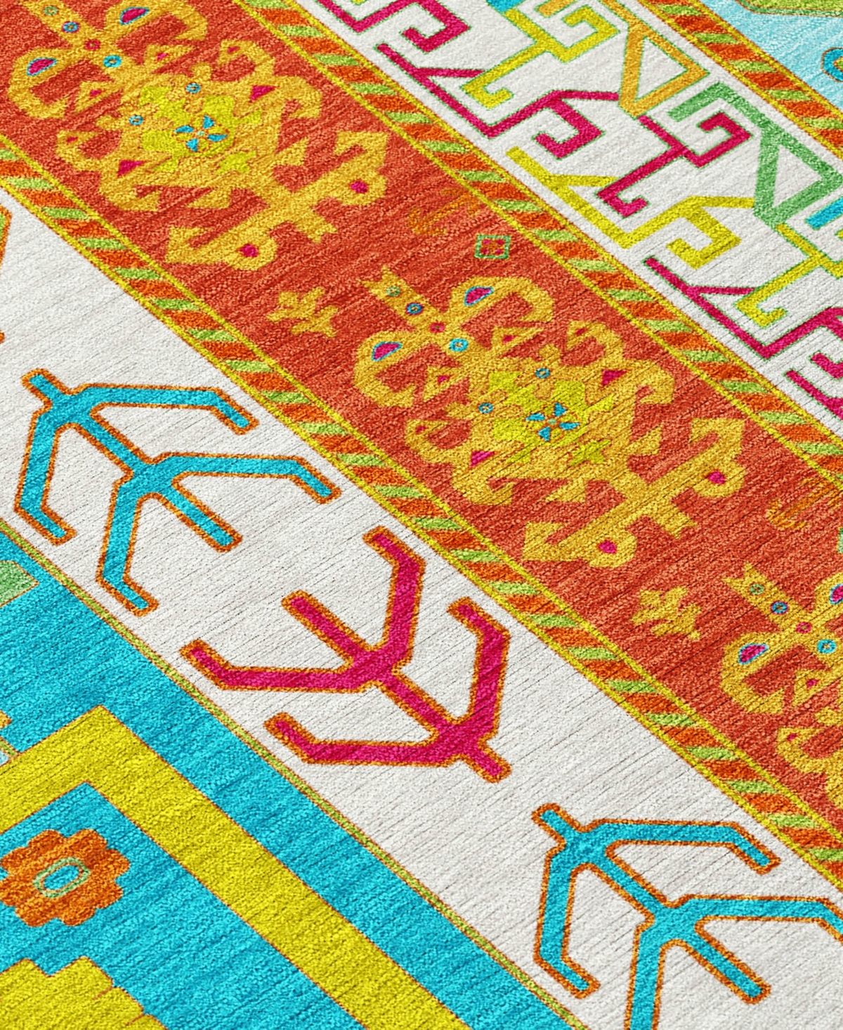 Addison Chantille Machine Washable Acn1015 9'x12' Area Rug In Teal