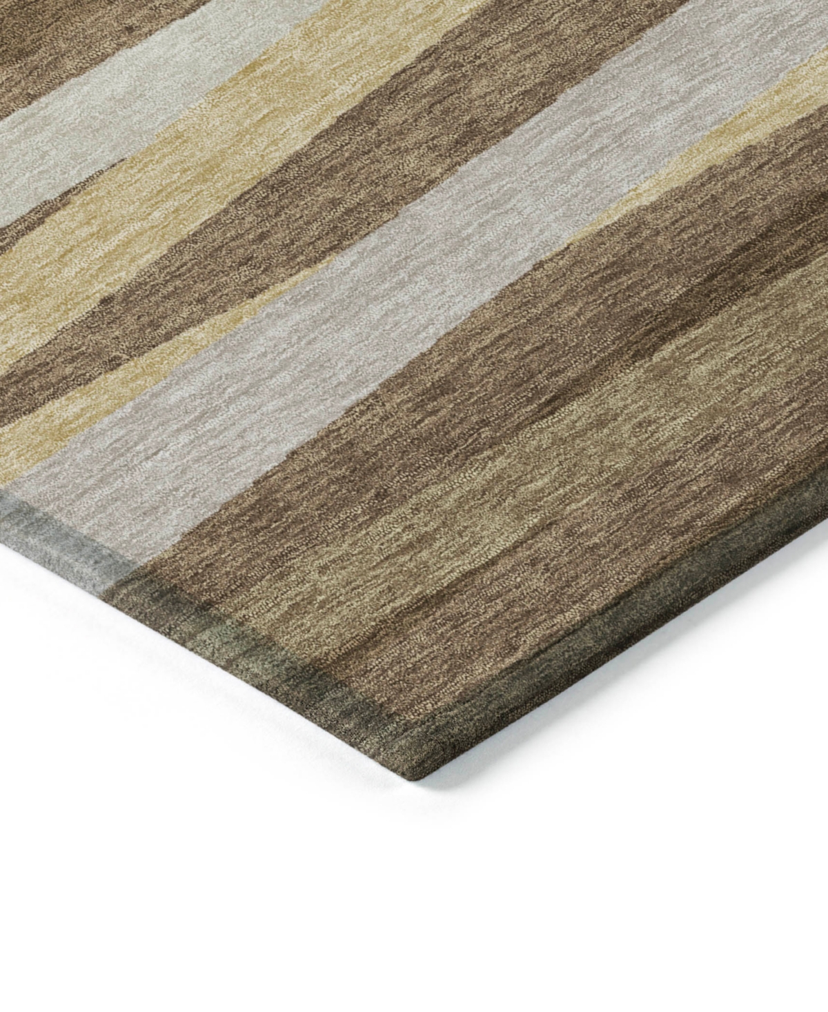Addison Chantille Machine Washable Acn997 9'x12' Area Rug In Brown