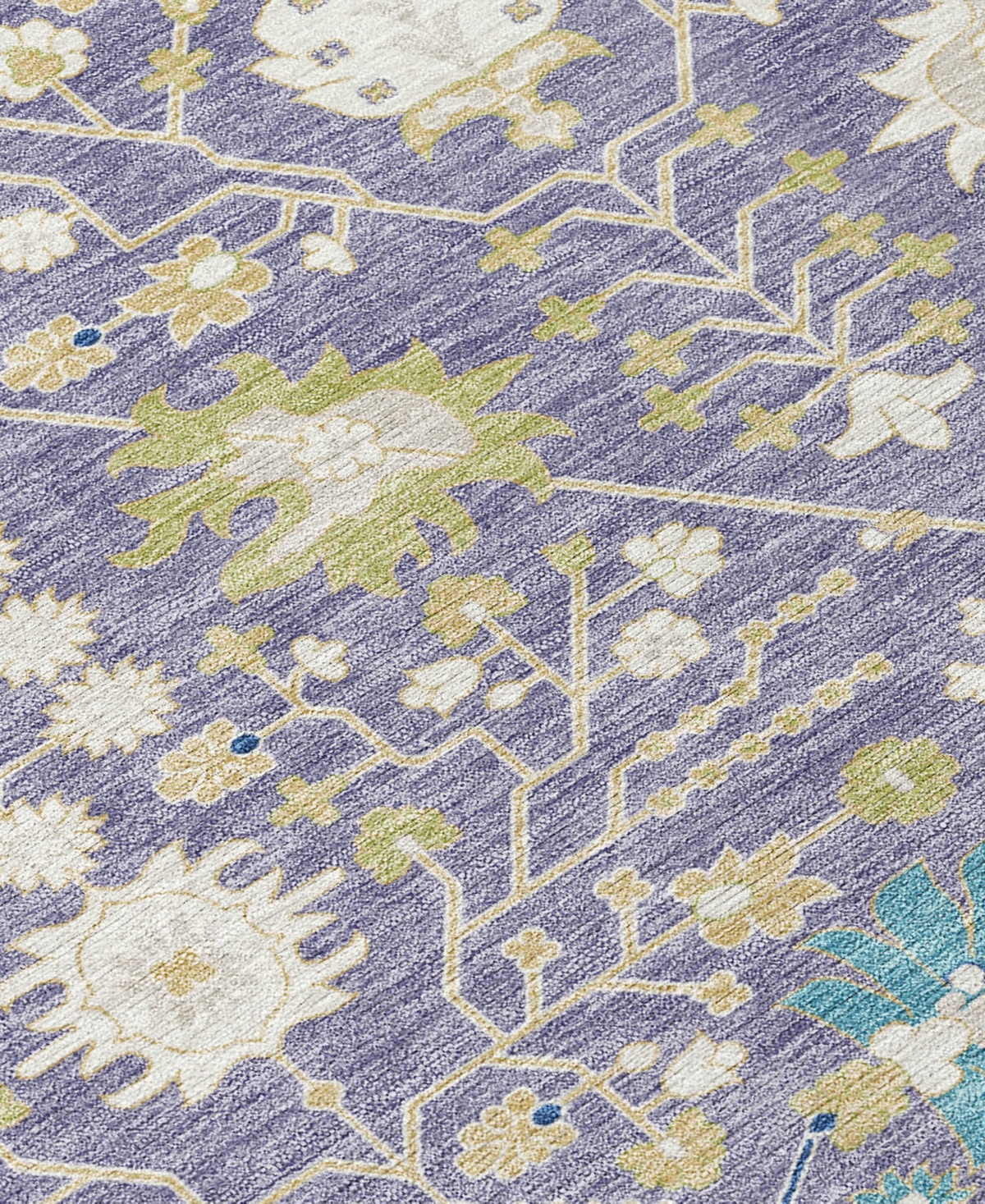 Addison Chantille Machine Washable Acn1009 9'x12' Area Rug In Lavender