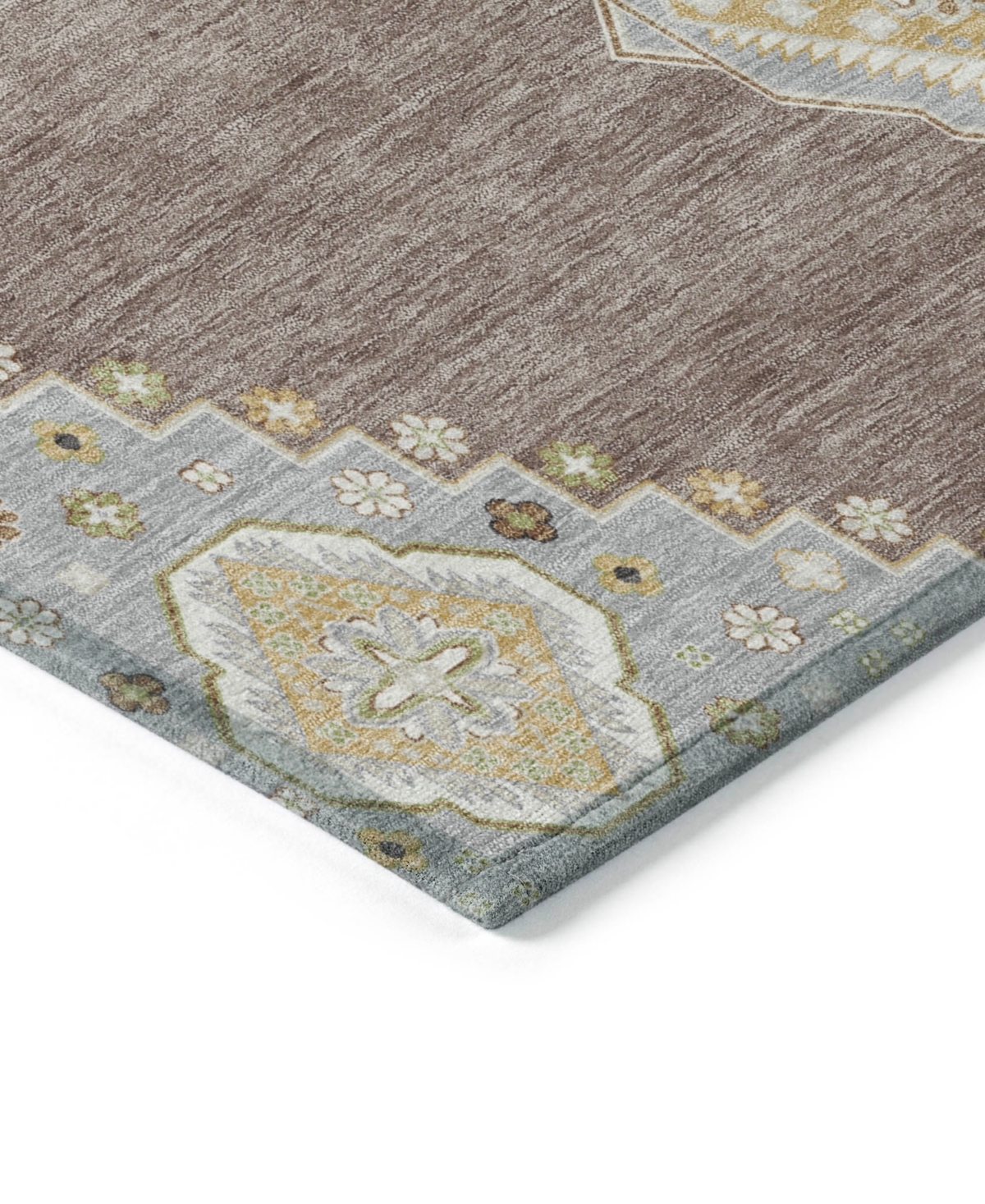Addison Chantille Machine Washable Acn1014 8'x10' Area Rug In Taupe