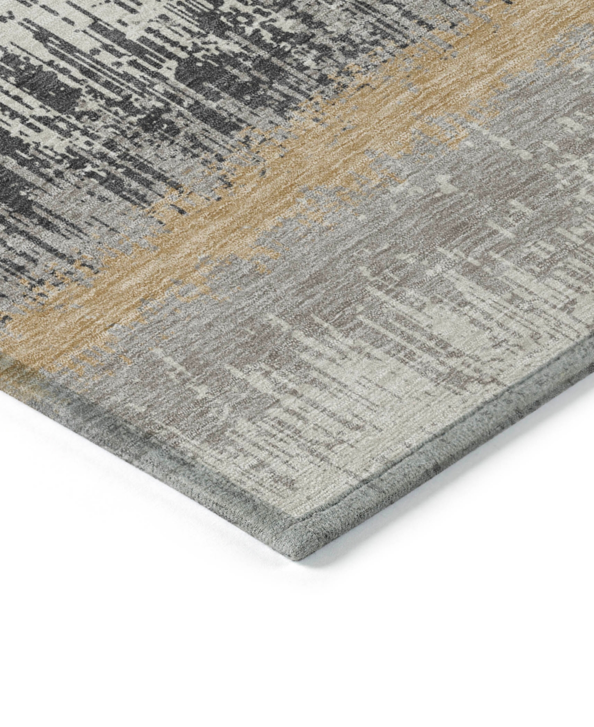 Addison Chantille Machine Washable Acn1013 8'x10' Area Rug In Gray